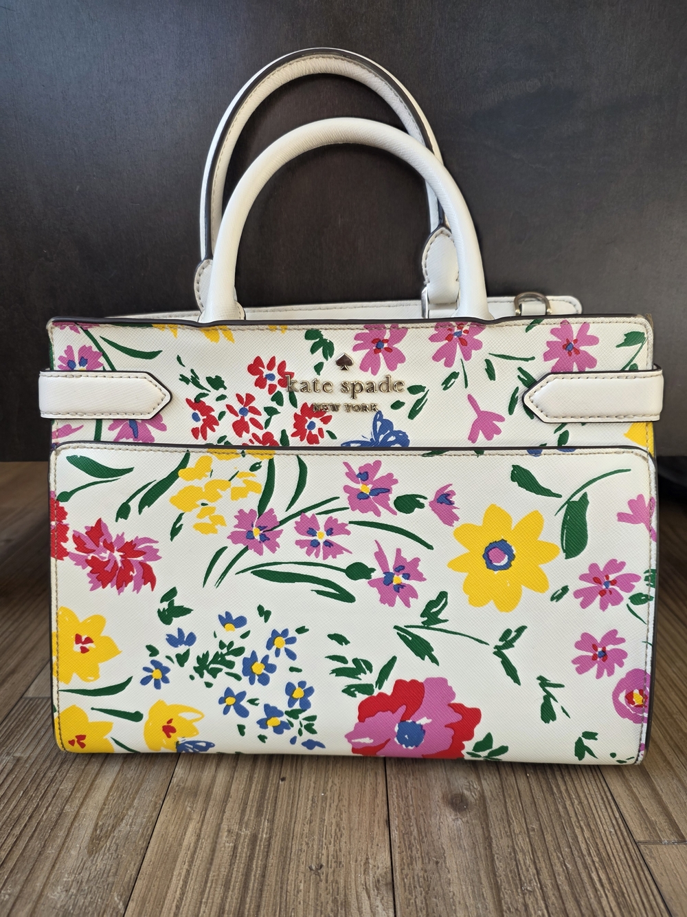 kate spade Staci Garden Bouquet Medium Satchel
